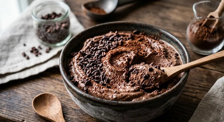 Double Chocolate Cacao Nib Protein Ice Cream